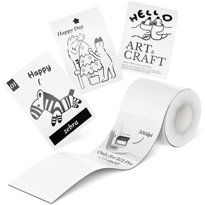 niimbot 54x80mm white thermal label printer labels