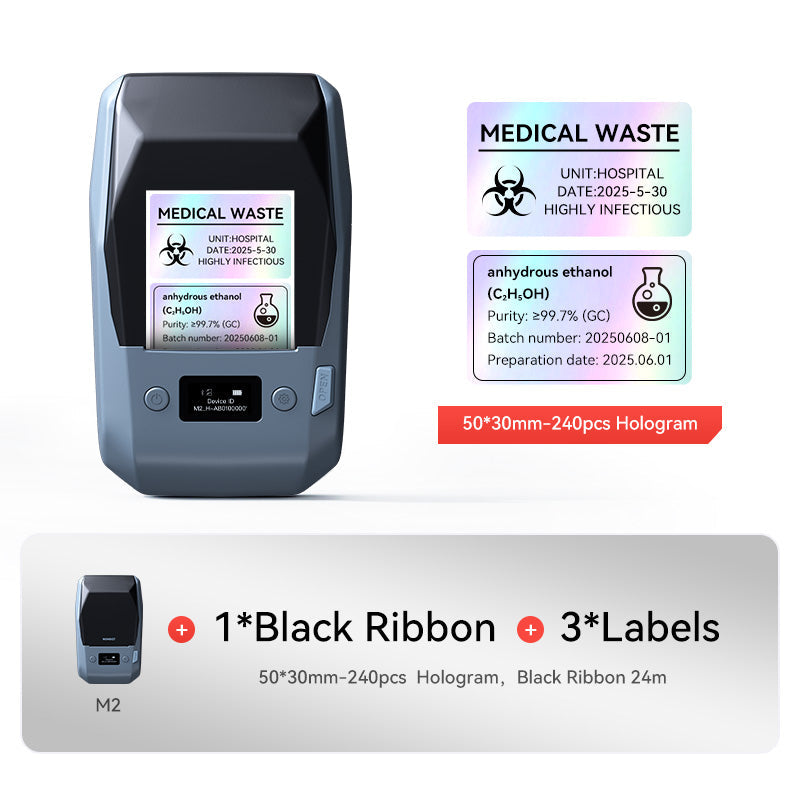 NIIMBOT M2 Medical Label Printer, Smart Color Printing with Phones & PC for Various Home Medicine Bottles and Medical Scenarios