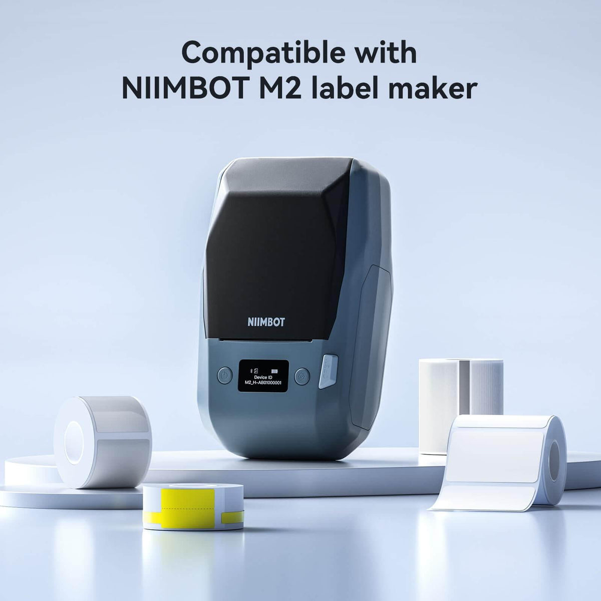 Label rolls compatible with Niimbot M2 portable thermal label maker